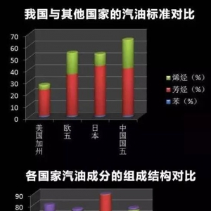 中国汽油跟国外的比有多大差别 原油差距大