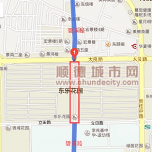 东乐花园占用碧溪路？保安：这一段不是碧溪路