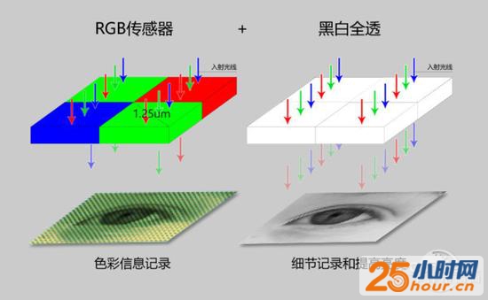 彩色 黑白双摄像头