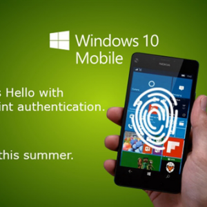 Win10 Mobile周年更新将支持指纹识别功能