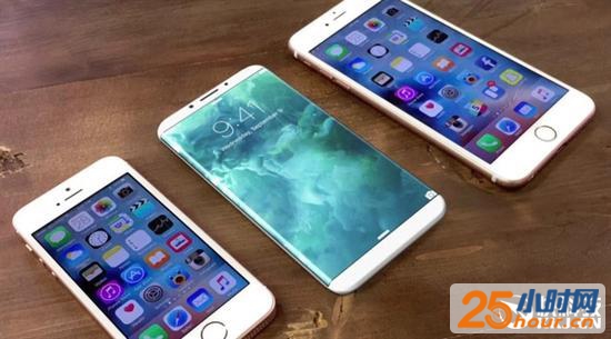 屏占比超90%！iPhone 8渲染图：完爆iPhone 7