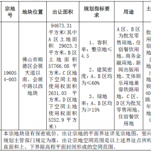 潭州湾9.5万㎡轨交地块开拍